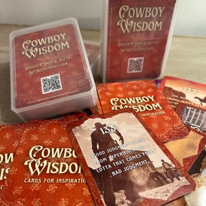 Cowboy Wisdom Cards (von Up N Country)