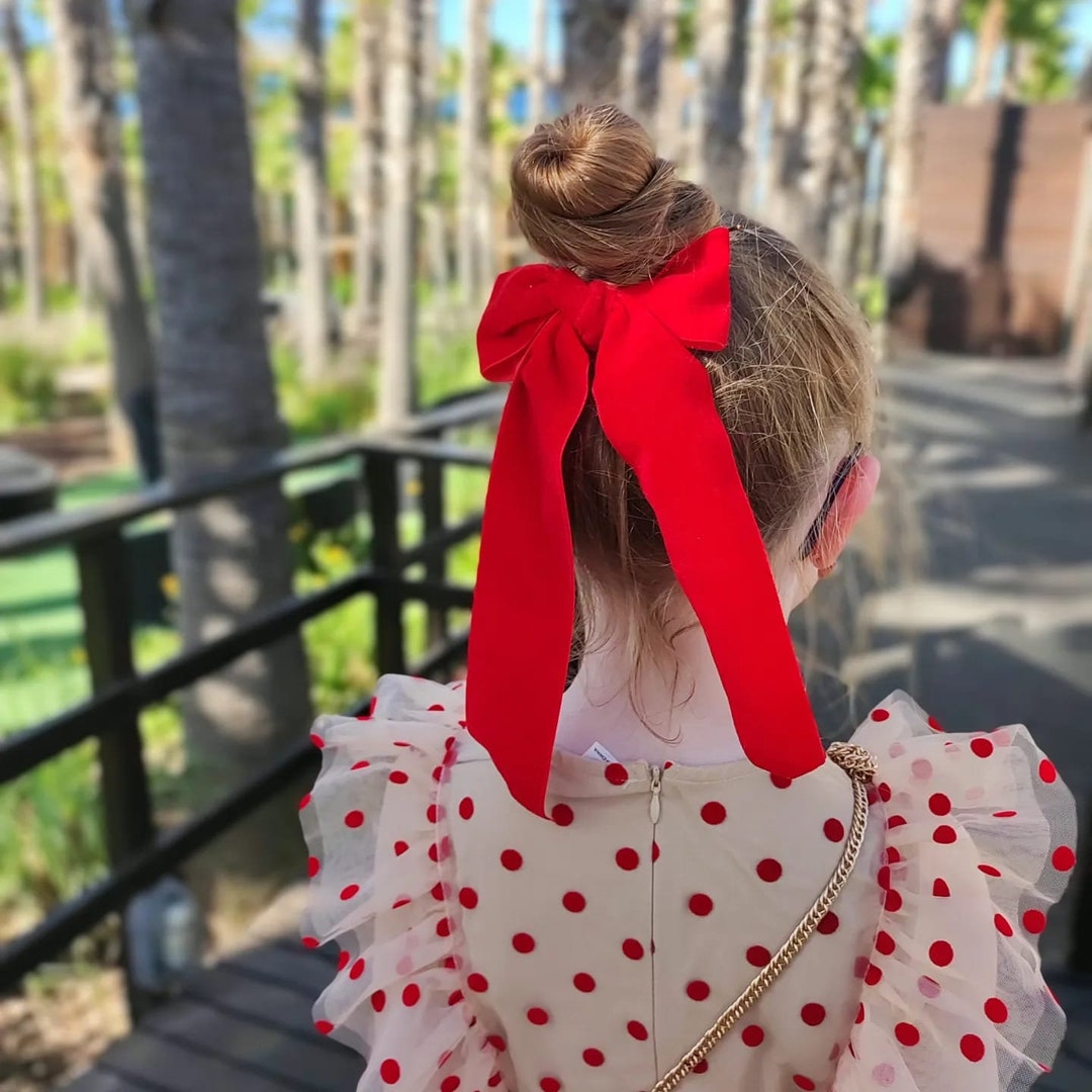 BowBoulevardStore Red Velvet Bow