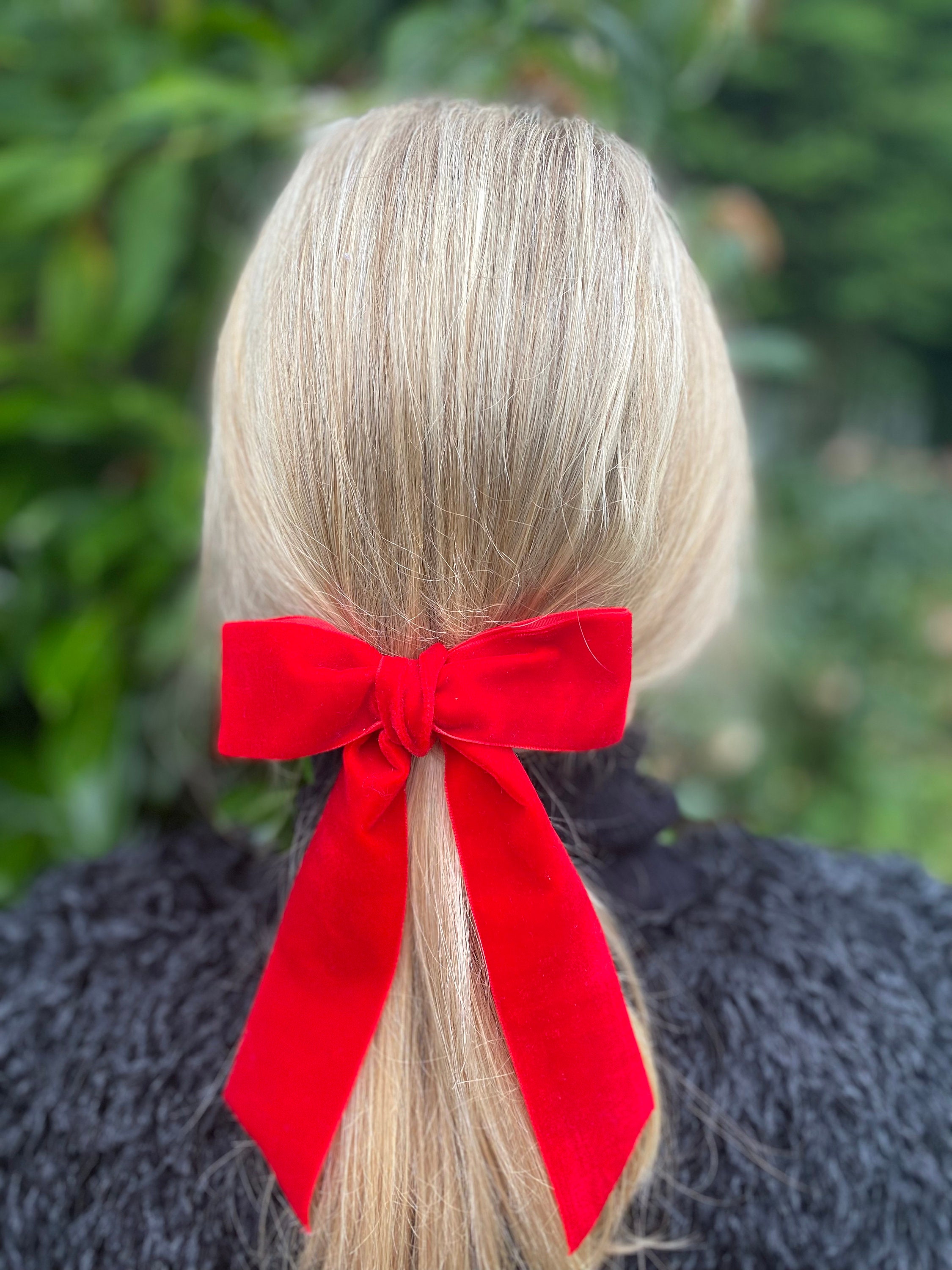 BowBoulevardStore Red Velvet Bow