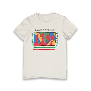 Talking Heads Vintage Grafik Weiß Unisex T-Shirt