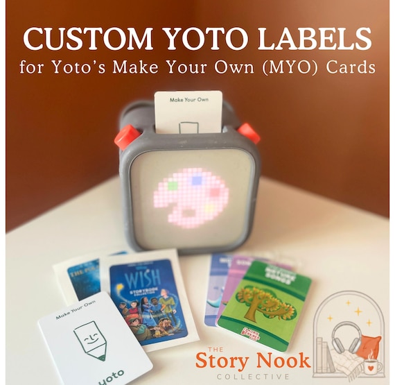 Custom Yoto Labels for Make Your Own Cards (MYO)