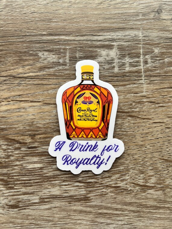 Crown Royal Sticker Waterproof Sticker Laptop Sticker Hydro ...