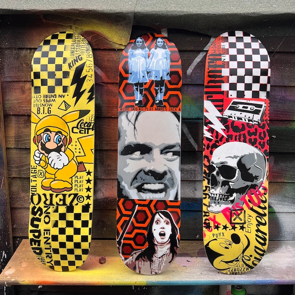 Skateboard Deck Etsy UK