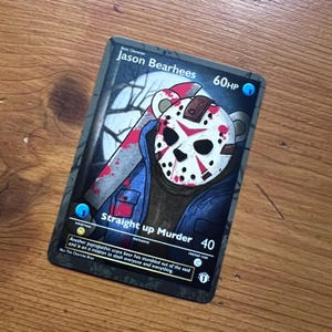 Jason Bearheez - Carta dell'orso spaventoso di Halloween