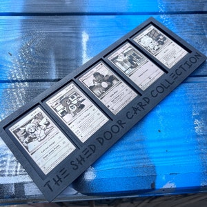 Schuppentürkarten Erinnerungsset aus Stahl Bild 9