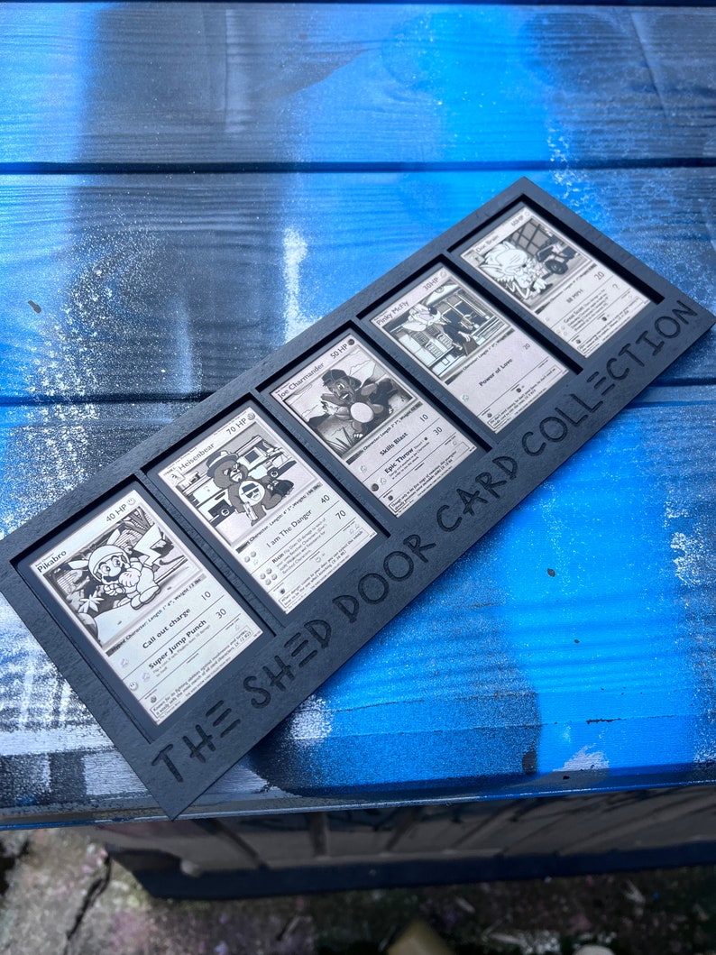 Schuppentürkarten Erinnerungsset aus Stahl Bild 9