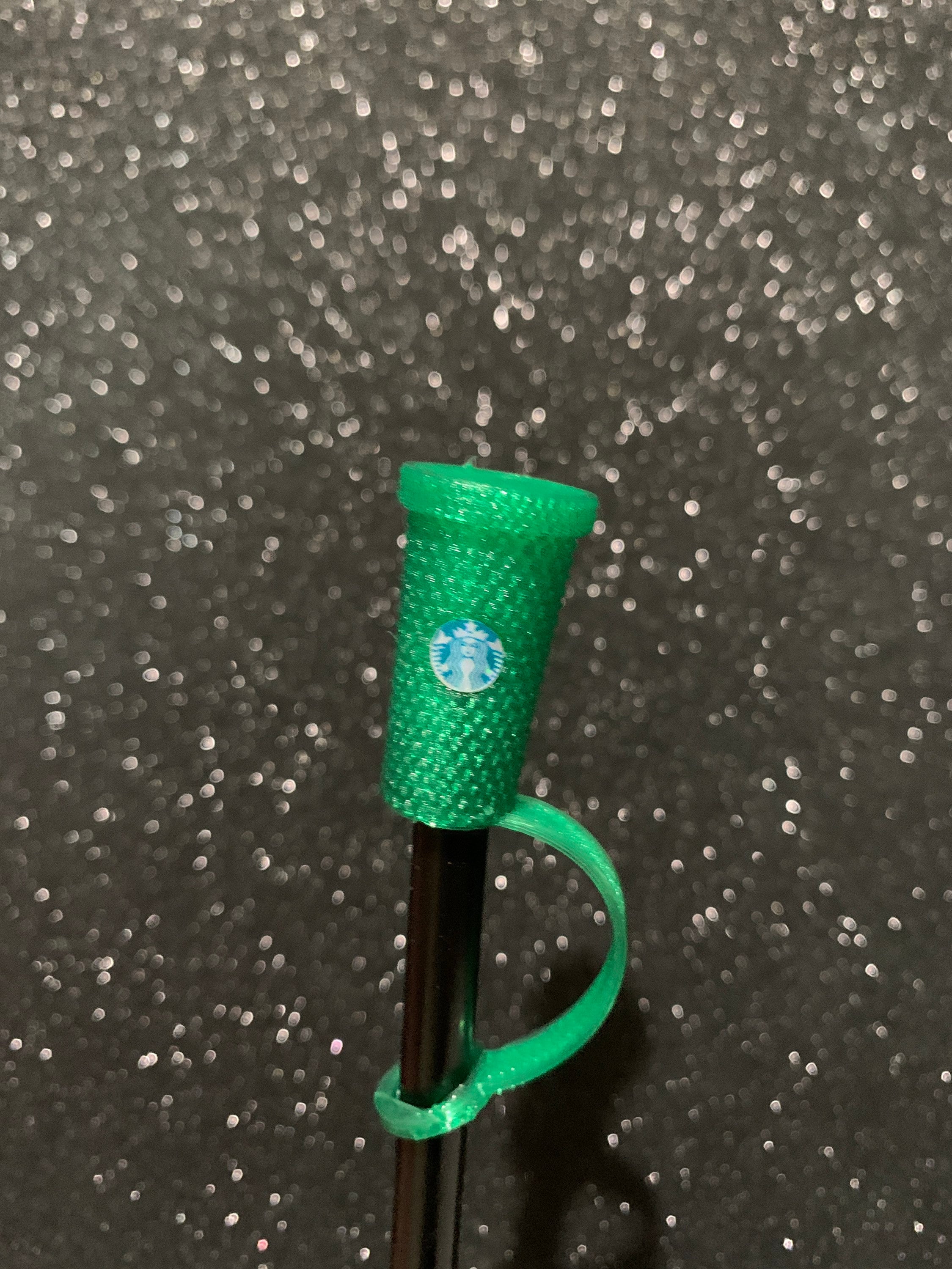 Starbucks Inspired Miniature Studded Tumbler Straw Cover 