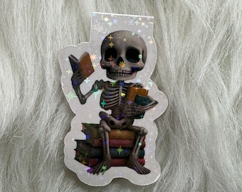 Skeleton Bookmark | Magnetic Bookmark | Gifts For Readers | Reader Gifts | Bookish Gifts  | Book Gifts | Book Lovers