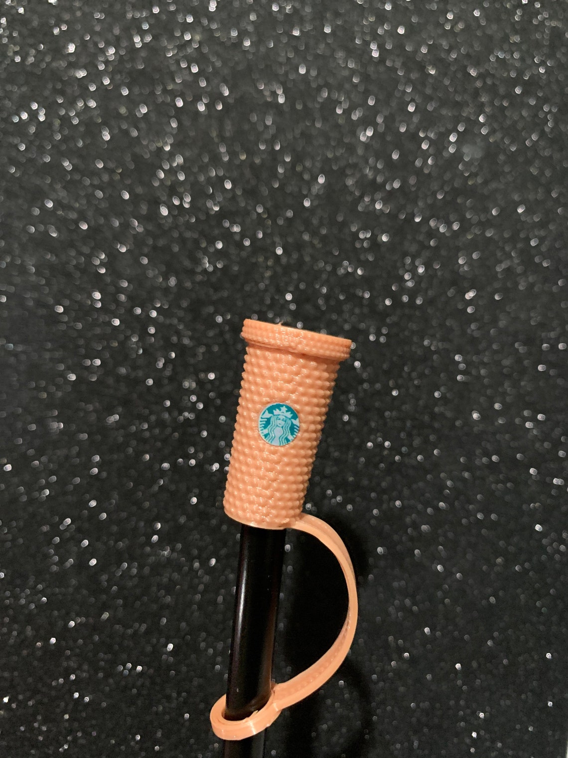 Straw Covers Starbucks Inspired Miniature Studded Tumbler Etsy