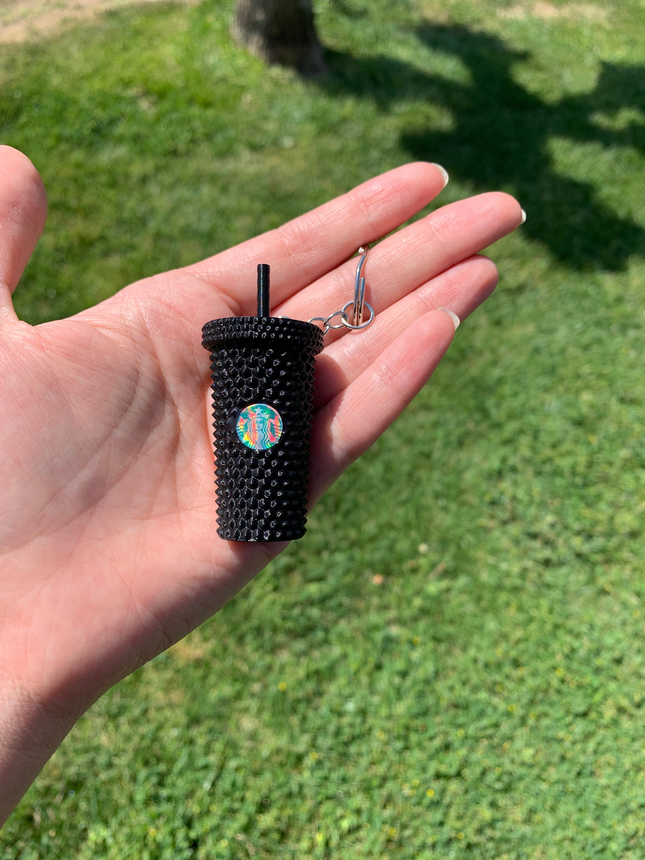 Starbucks Inspired Miniature Studded Tumbler Keychain - Etsy Starbucks Inspired Miniature Studded Tumbler Keychain - Etsy