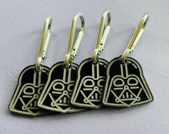 Darth Vader, Star Wars Style Acrylic Keyring, Bag Tag - Party Bag Filler, Favour for Birthdays or Weddings