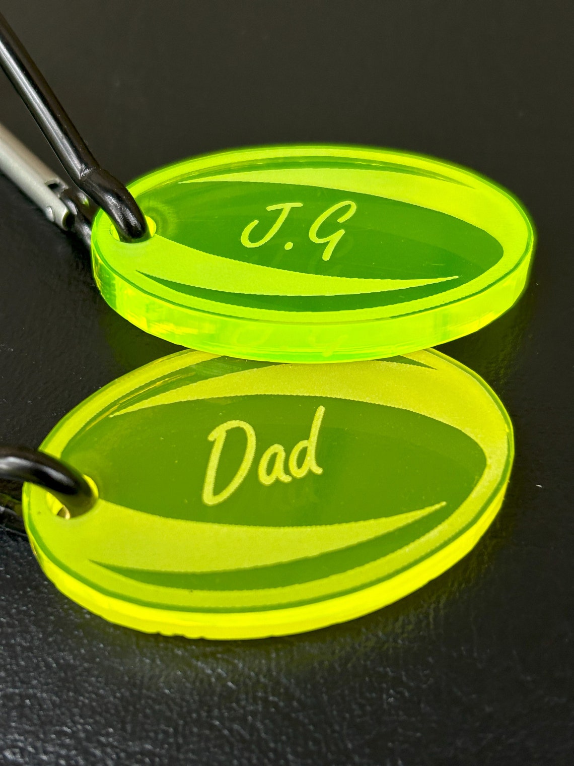 Personalised Rugby Ball Keyring: Bright Acrylic Sports Gift - Etsy UK