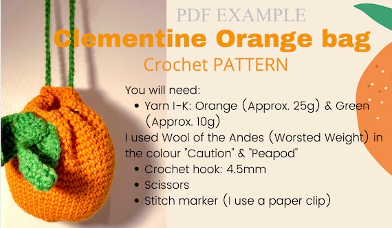 How About Orange: Free bag pattern