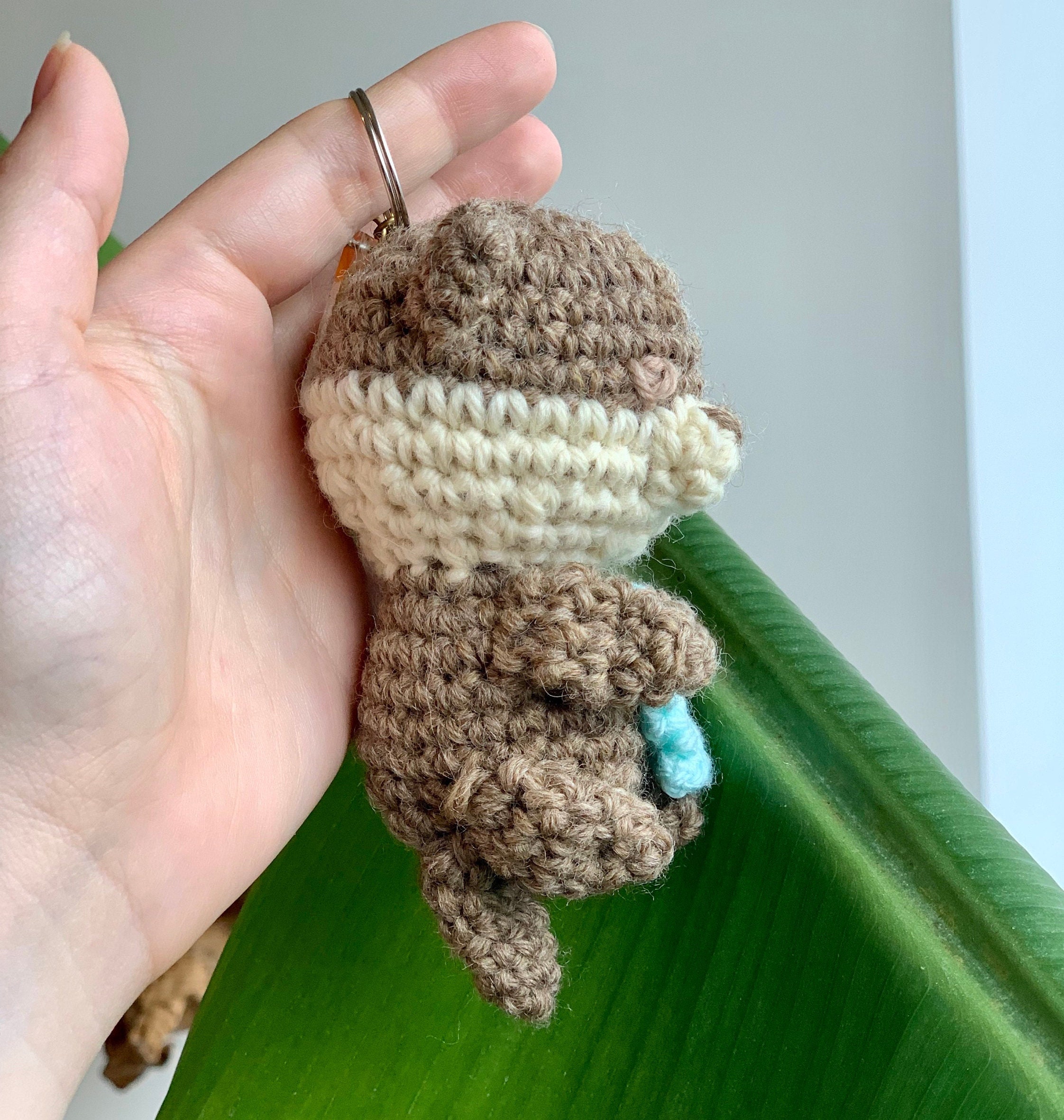 38 Crochet Patterns for Gifts, Decor, Accessories, and Amigurumi 28 Otter Keychain Crochet Pattern
