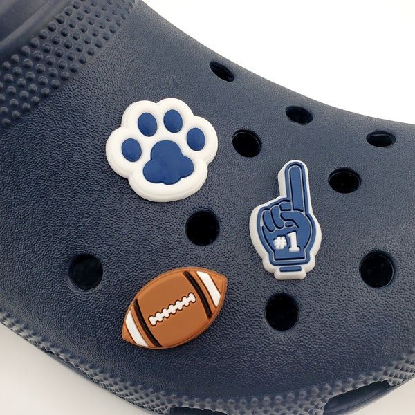 Paw Print Shoe Charms  | High School Football