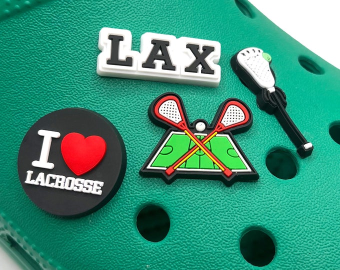 Sports Croc Charm Lacrosse Shoe Charm Basketball Charm Volleyball Charm