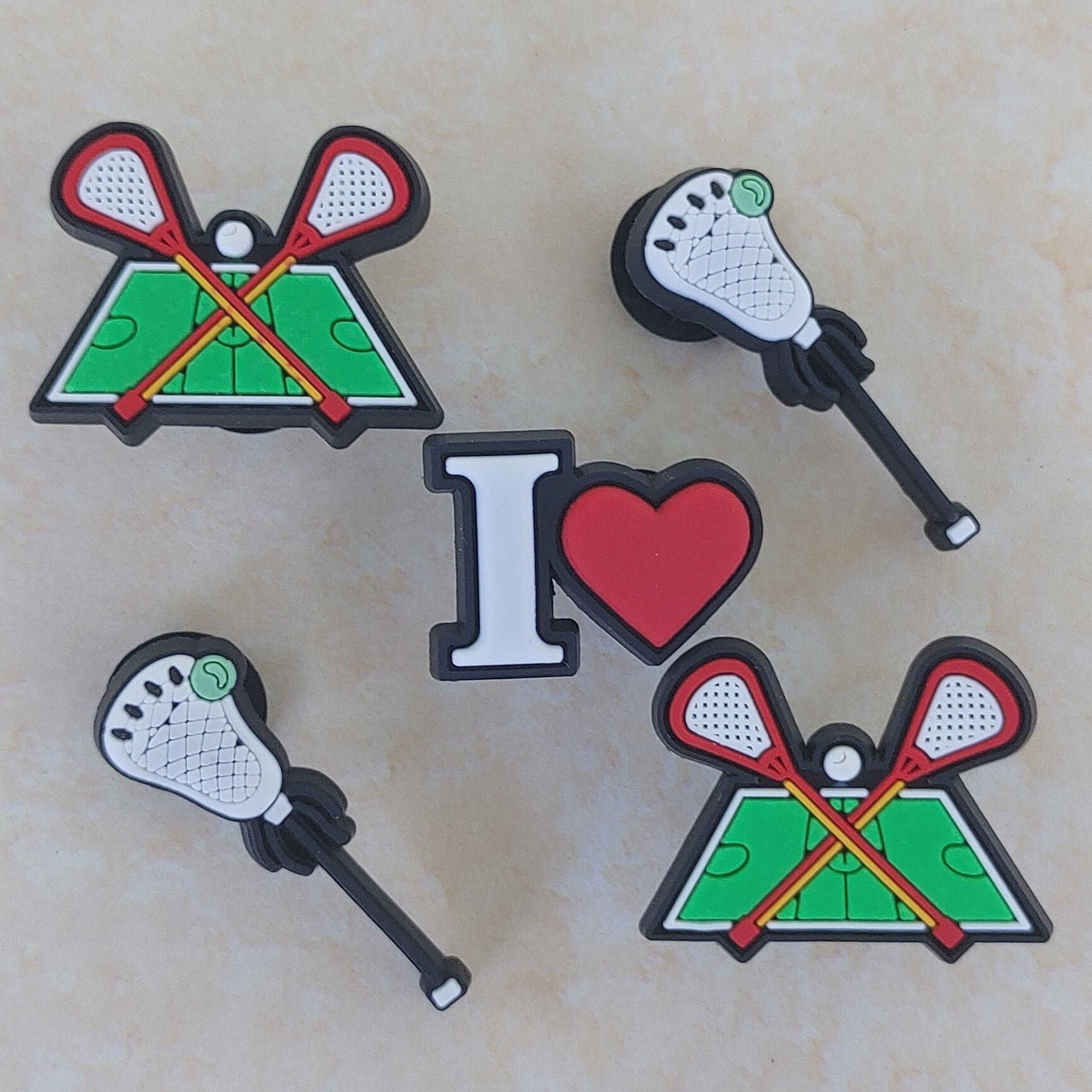 Lacrosse Shoe Charms for your Crocs Etsy