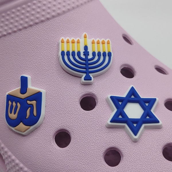 Hanukkah Shoe Charms | Holiday Shoe Charms