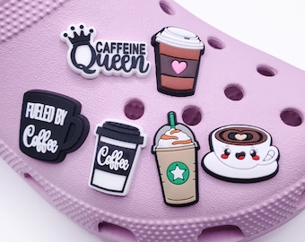 Coffee Shoe Charms | Caffeine Charms