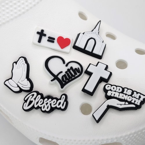 Religious Croc Charms Spiritual Shoe Charm Faith Shoe Etsy