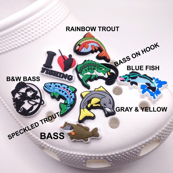 Fish Shoe Charms | Fishing Charms