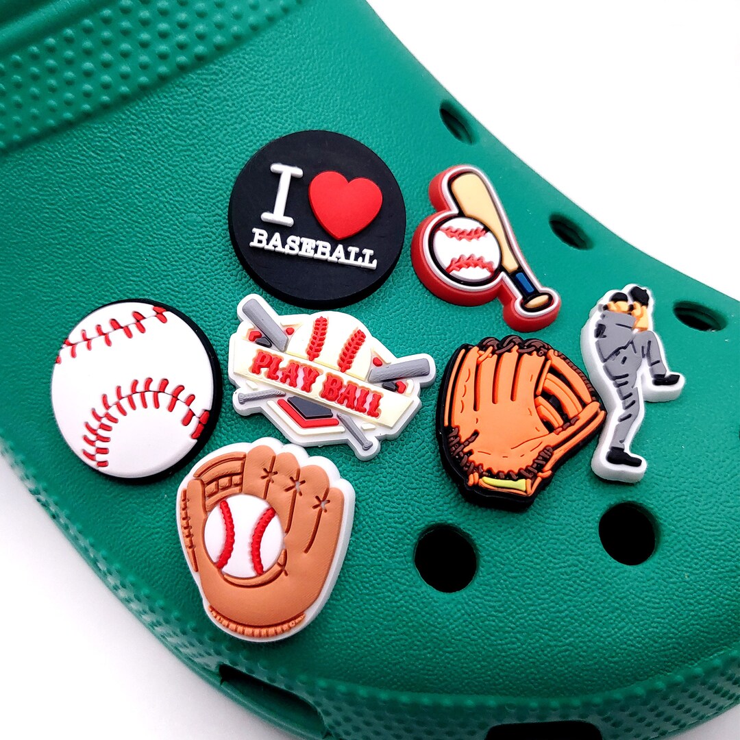 Baseball Shoe Charm Baseball Glove Charm Etsy