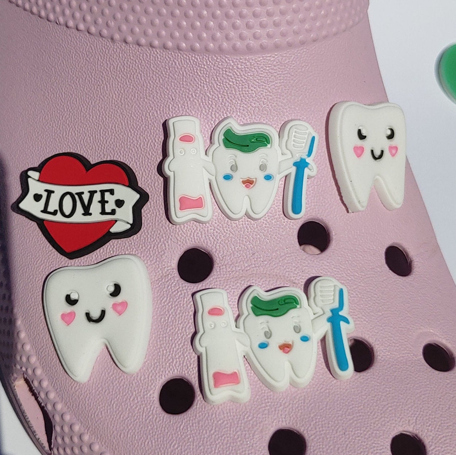 5 Dental Themed Shoe Charms for Crocs Etsy