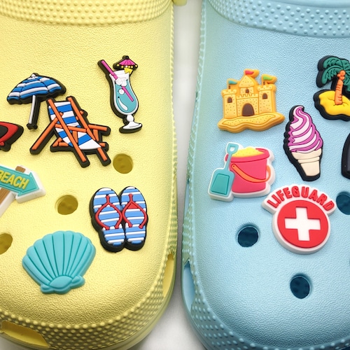 Beach Shoe Charms Summer Charms - Etsy
