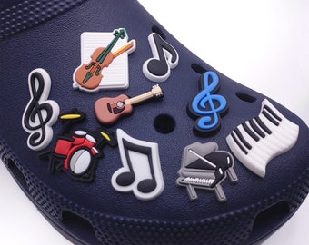 Music Shoe Charms | Music Themed Shoe Charms