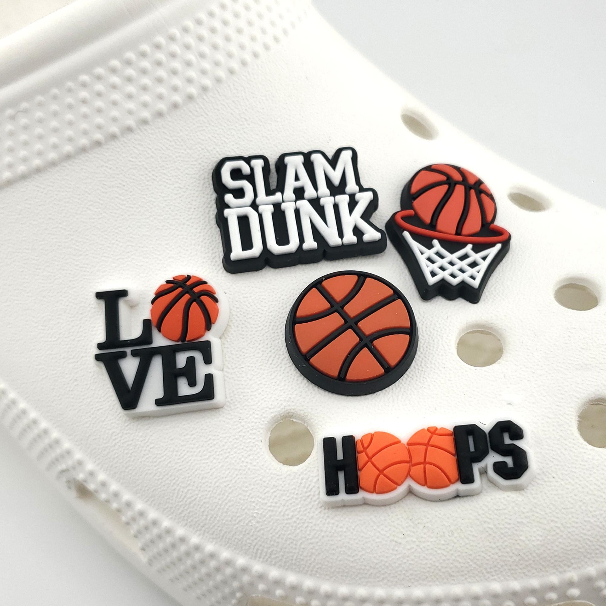 NBA Crocs Like New M5 W7 Basketball with Charms Shoes Throwbacks are back. Score your pair of NBA Echo Clogs  main image 4