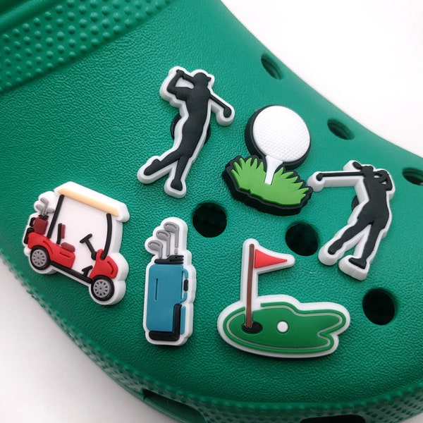 Golf Shoe Charms | Golfer Gift | Charms for Shoes or Crafts