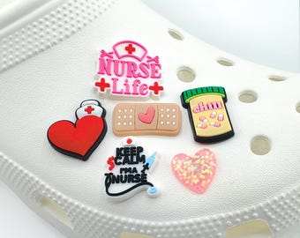Nurse Shoe Charms | Shoe Charm Set