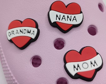 Grandma Shoe Charm  | Nana Shoe Charm | Mom Shoe Charm