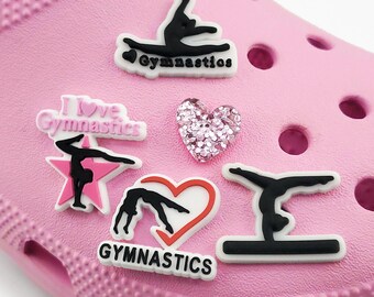 Gymastics Shoe Charms Gymnast Gift Set