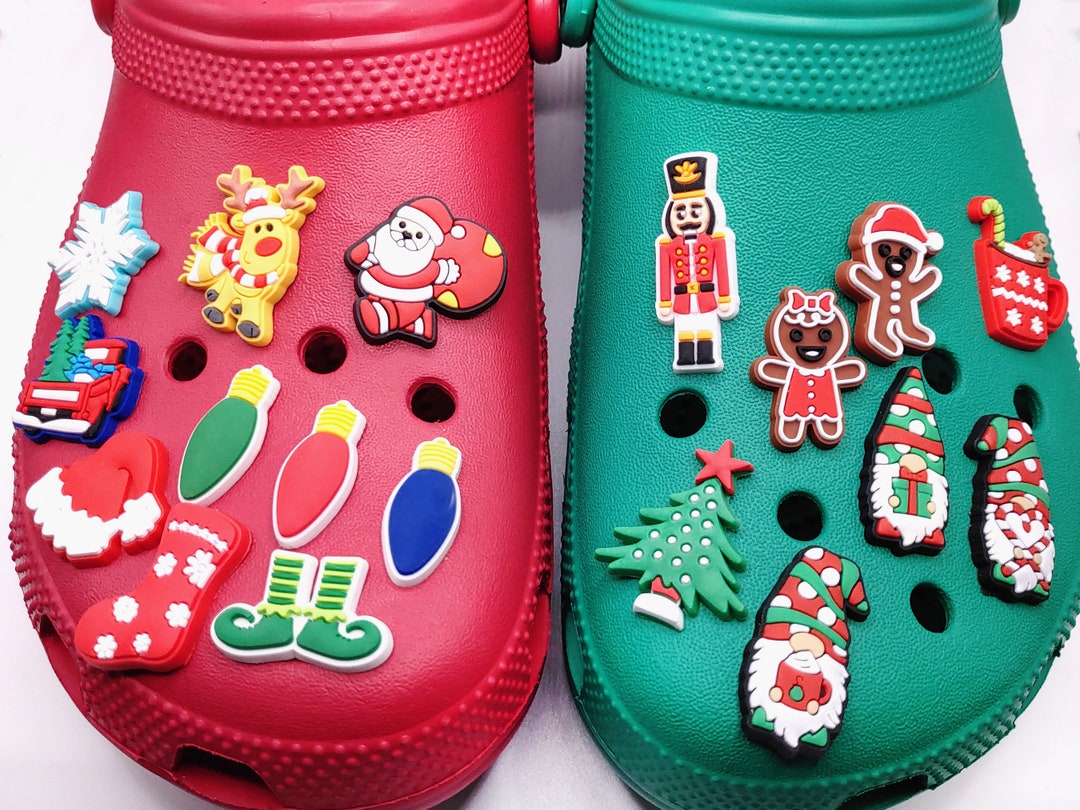 Christmas Shoe Charms Holiday Shoe Charms Etsy