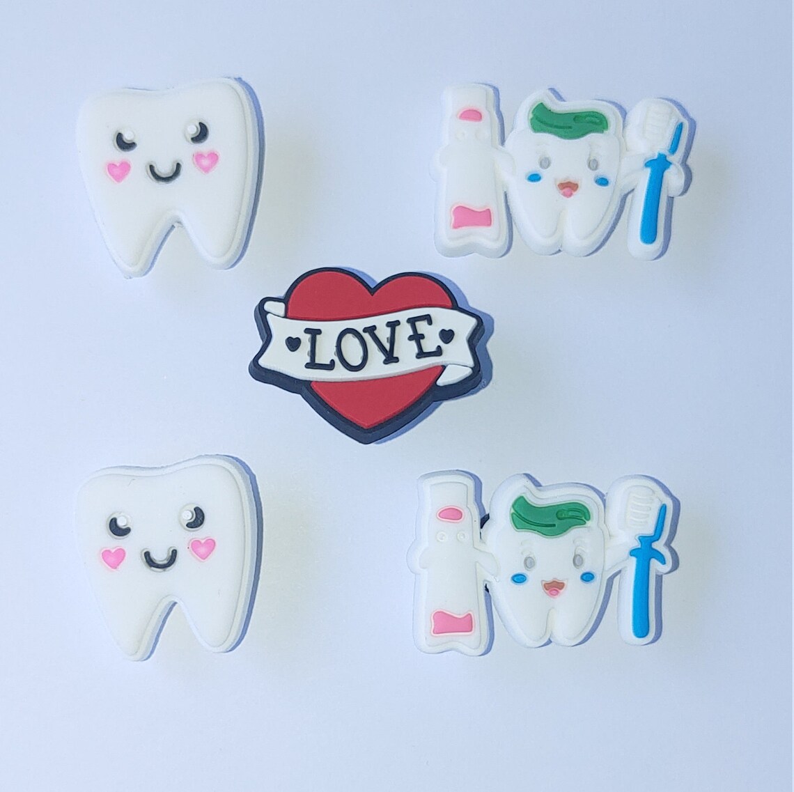 5 Dental Themed Shoe Charms for Crocs Etsy