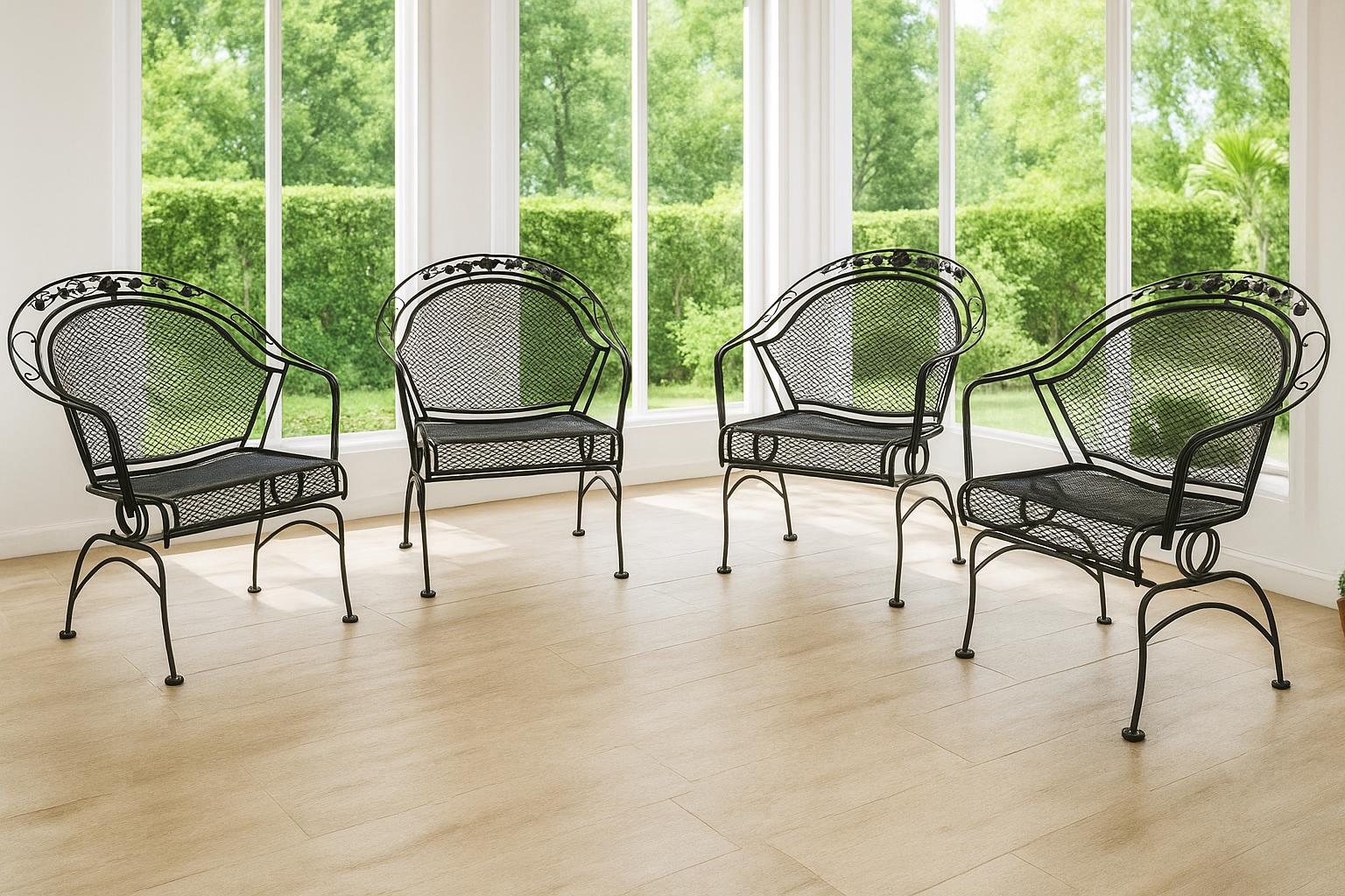 Vintage Wrought Iron Patio Furniture