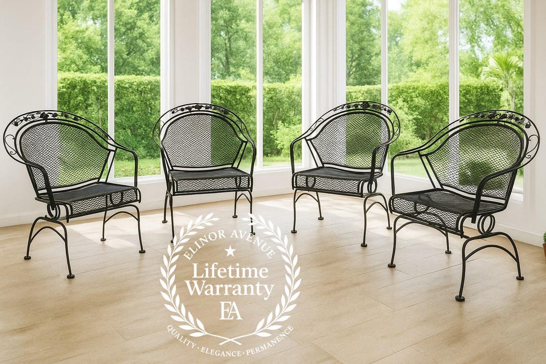 Wrought Iron Metal Lawn Chairs Backyard Creations® Wrought Iron