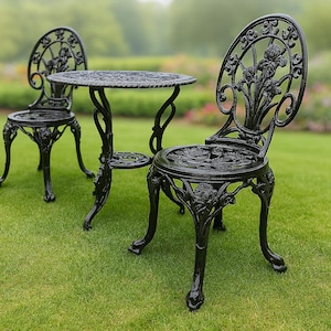 Cast Iron French Bistro Table - Etsy