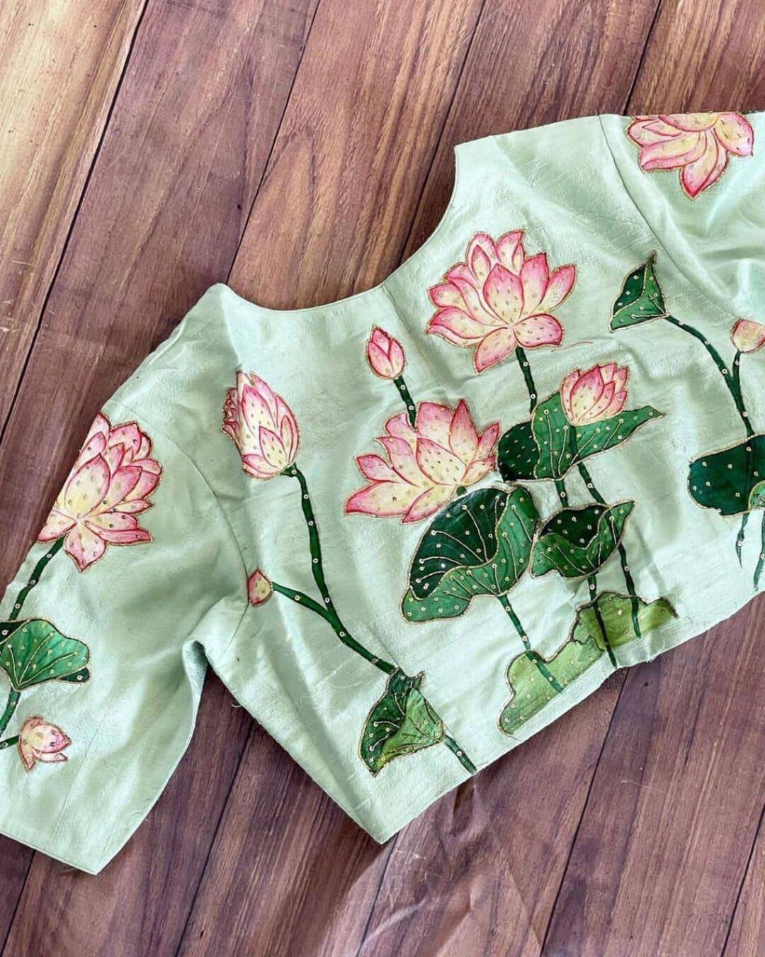 readymade silk blouse