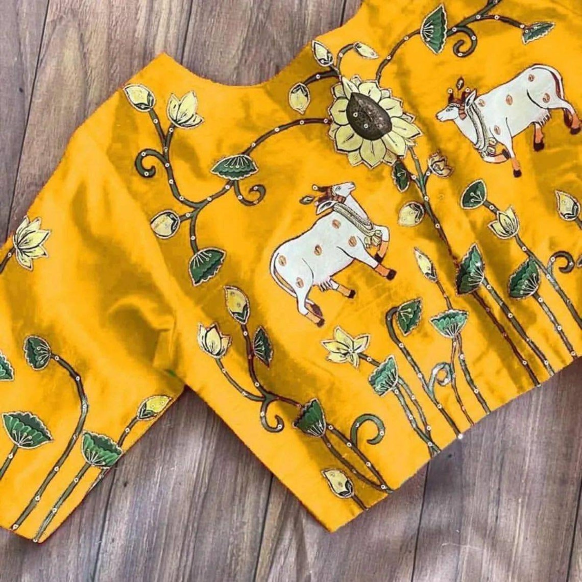 readymade silk blouse