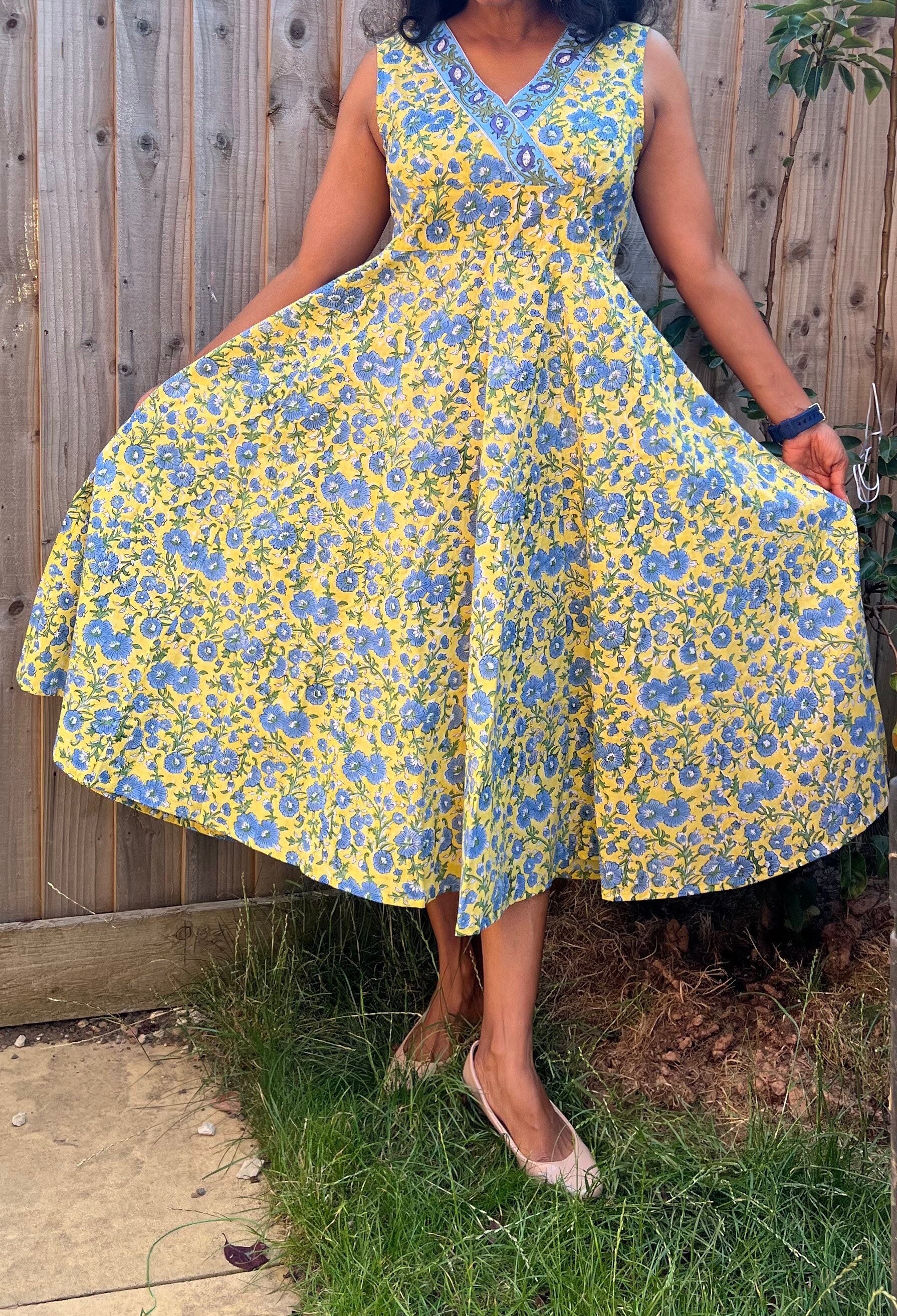 Ladies cotton frock deals