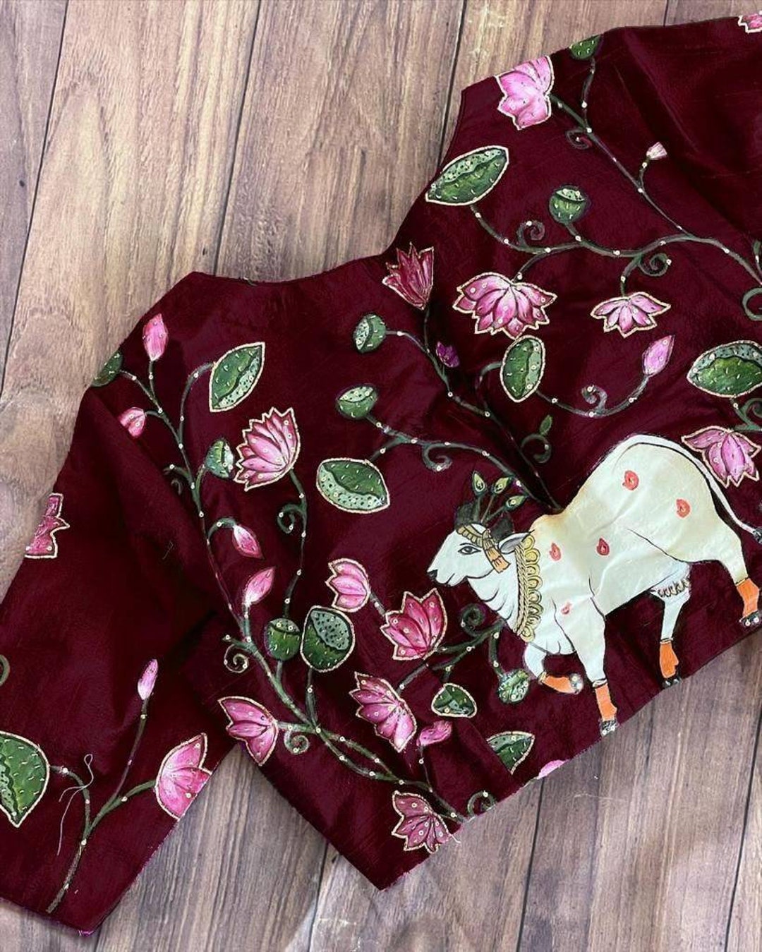 readymade silk blouse