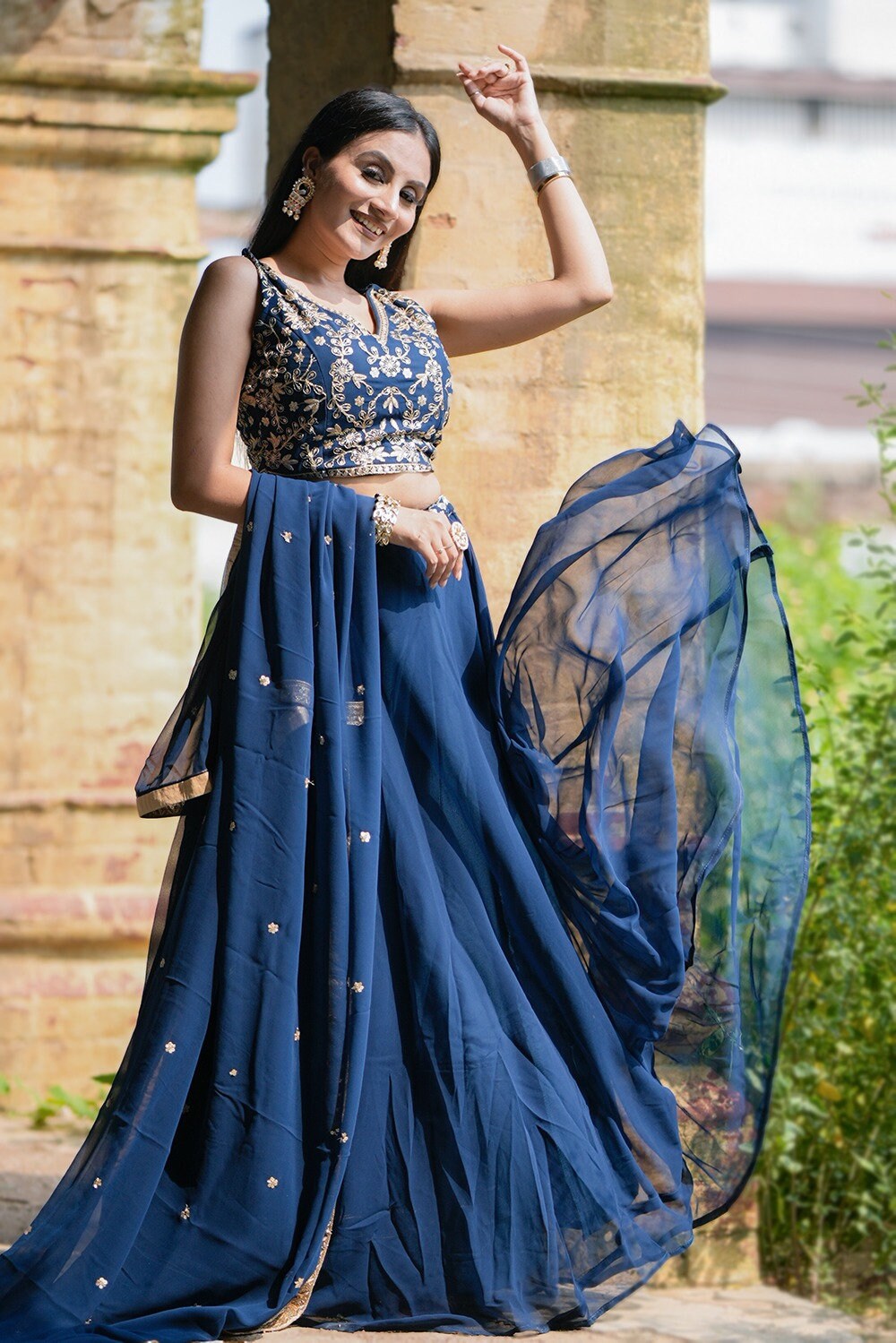 A line lehenga skirt hot sale