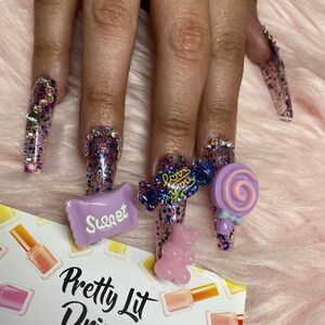 Kawaii Candy Press On Nails