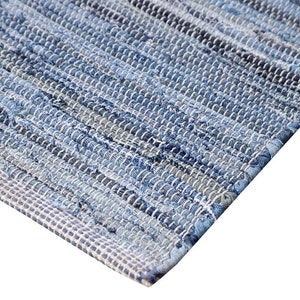 Indischen Rag Denim Chindi Rag Rug, Handwoven Indian Rug - Etsy