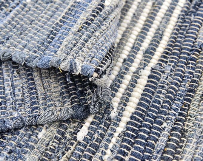 Hand Woven Rag Rug Etsy