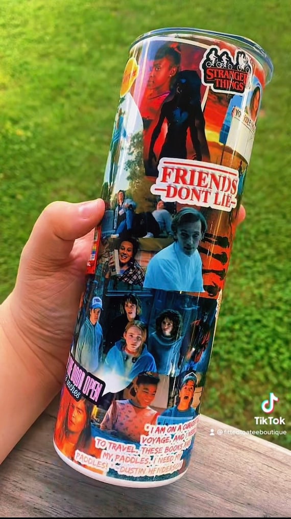 Stranger Things Vecna Tumbler, Stranger things Cup, Season 4 Stranger Things, Eleven, Will, Hopper, Max, Steve Harrington, Dustin Henderson