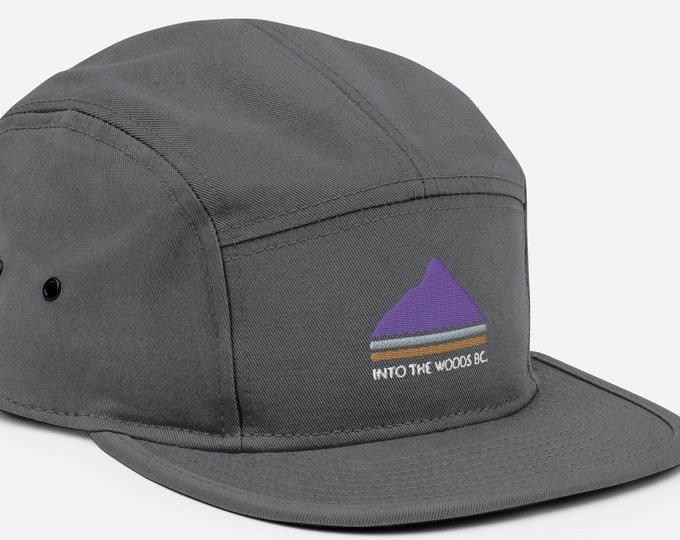 Into The Woods BC 5 Panel Hat - Hikers, Bikers and Outdoor Lovers