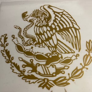 Calcomanía emblema mexicano